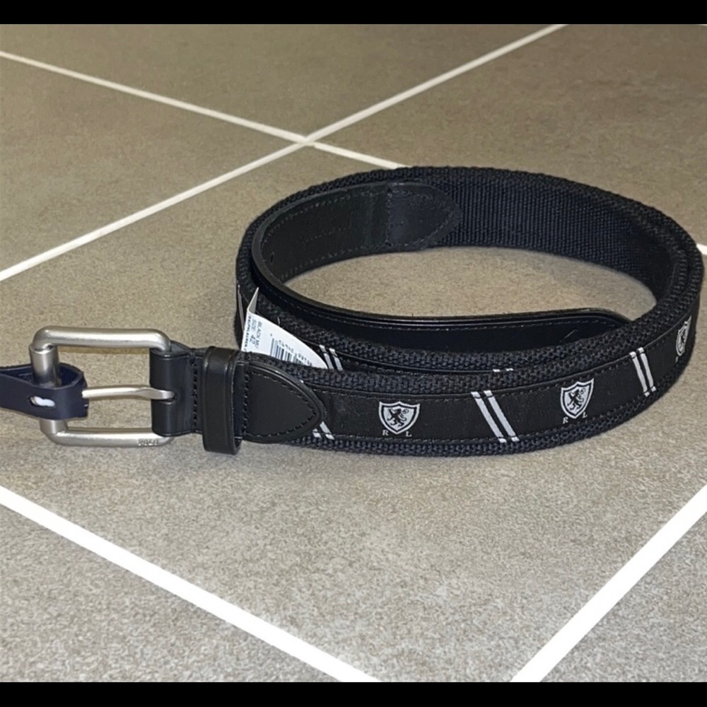 Ralph Lauren Polo Mens Black Belt